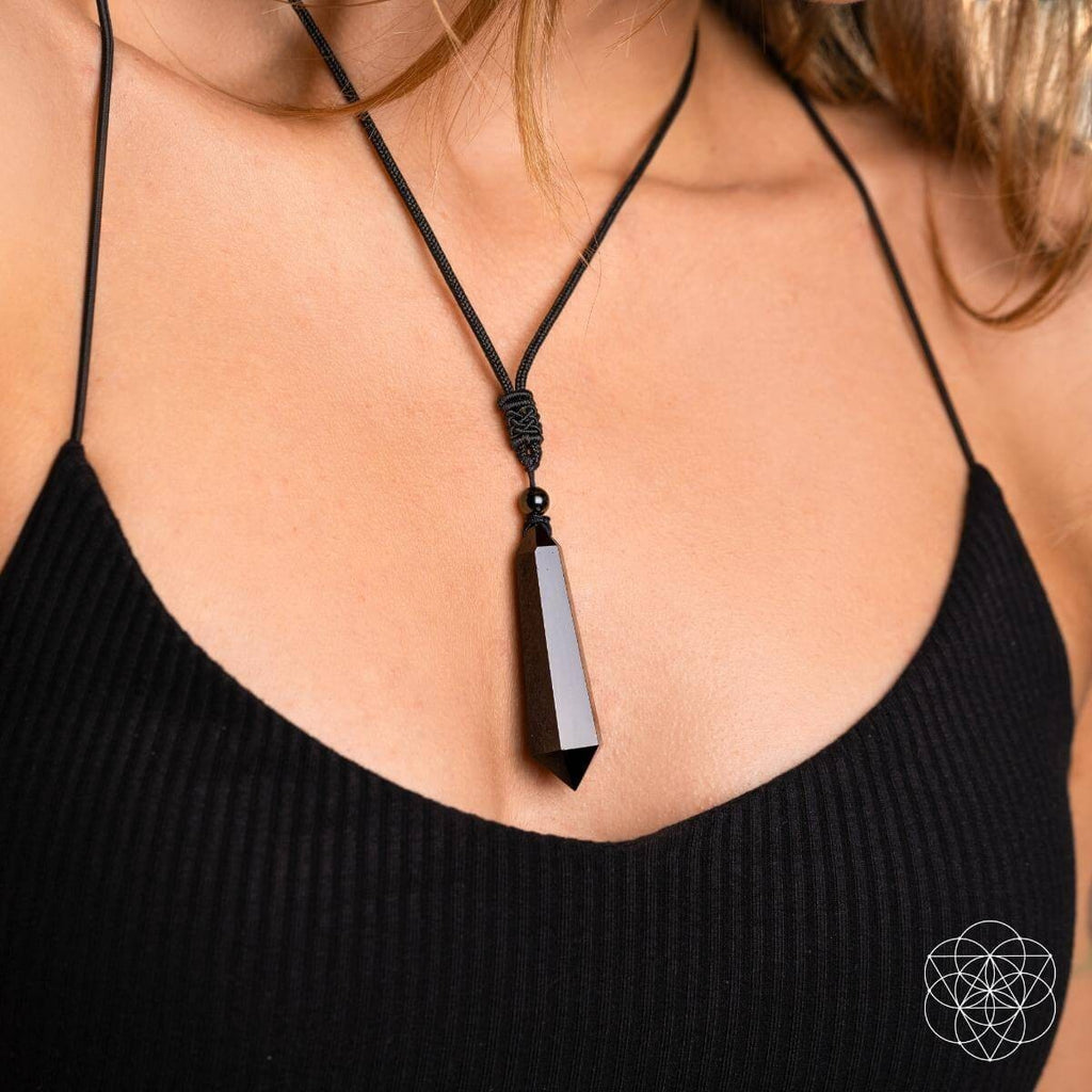 The Black Obsidian Talisman of Protection by Conscious Items
