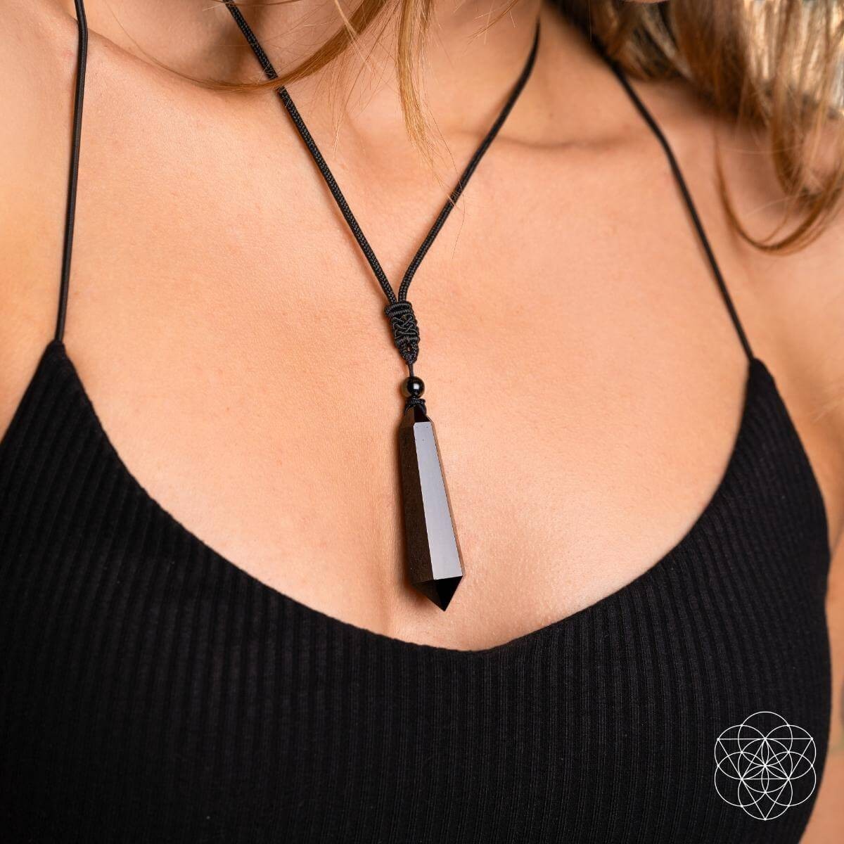 The Black Obsidian Talisman of Protection by Conscious Items