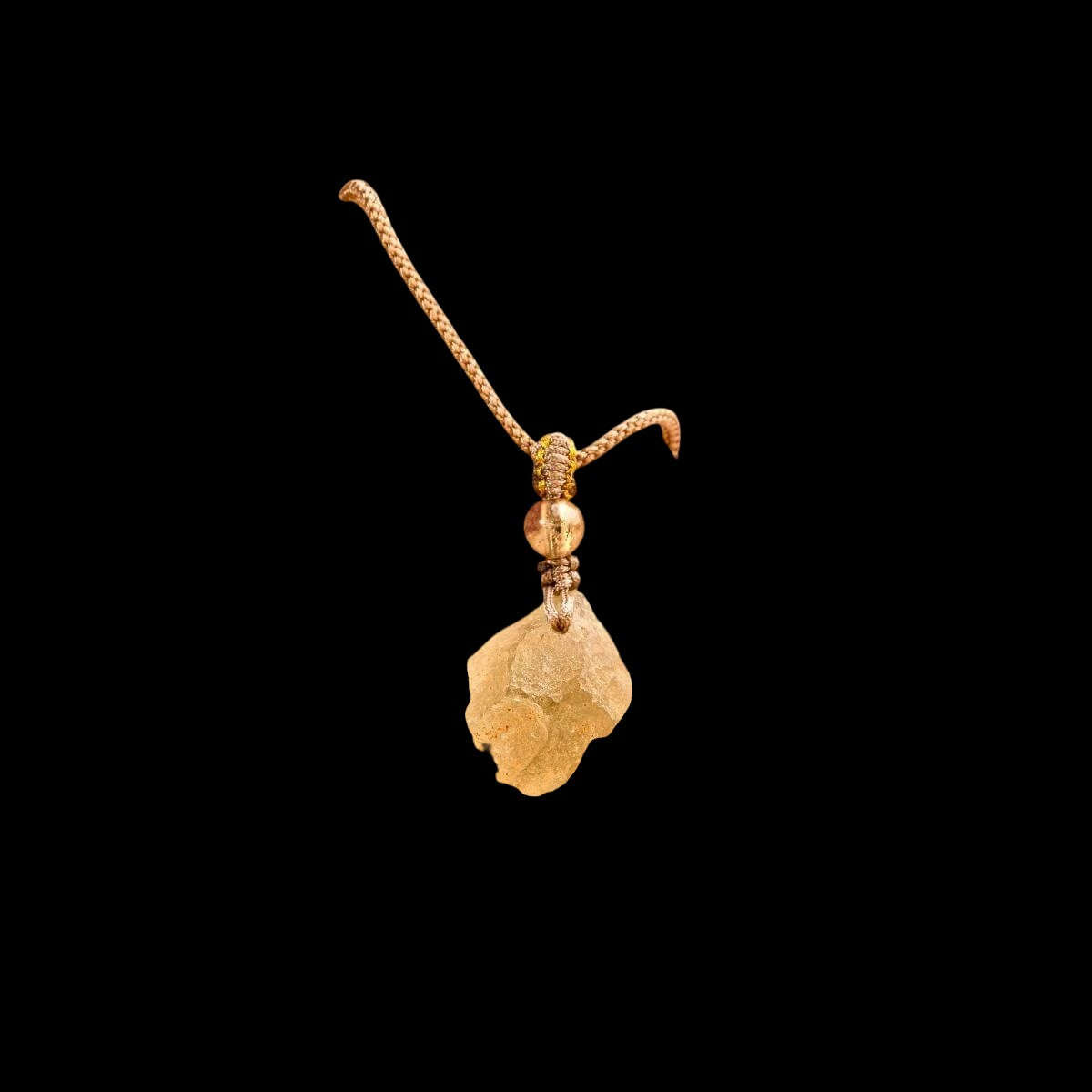 The Destiny Relic – Libyan Desert Glass Pendant by Conscious Items