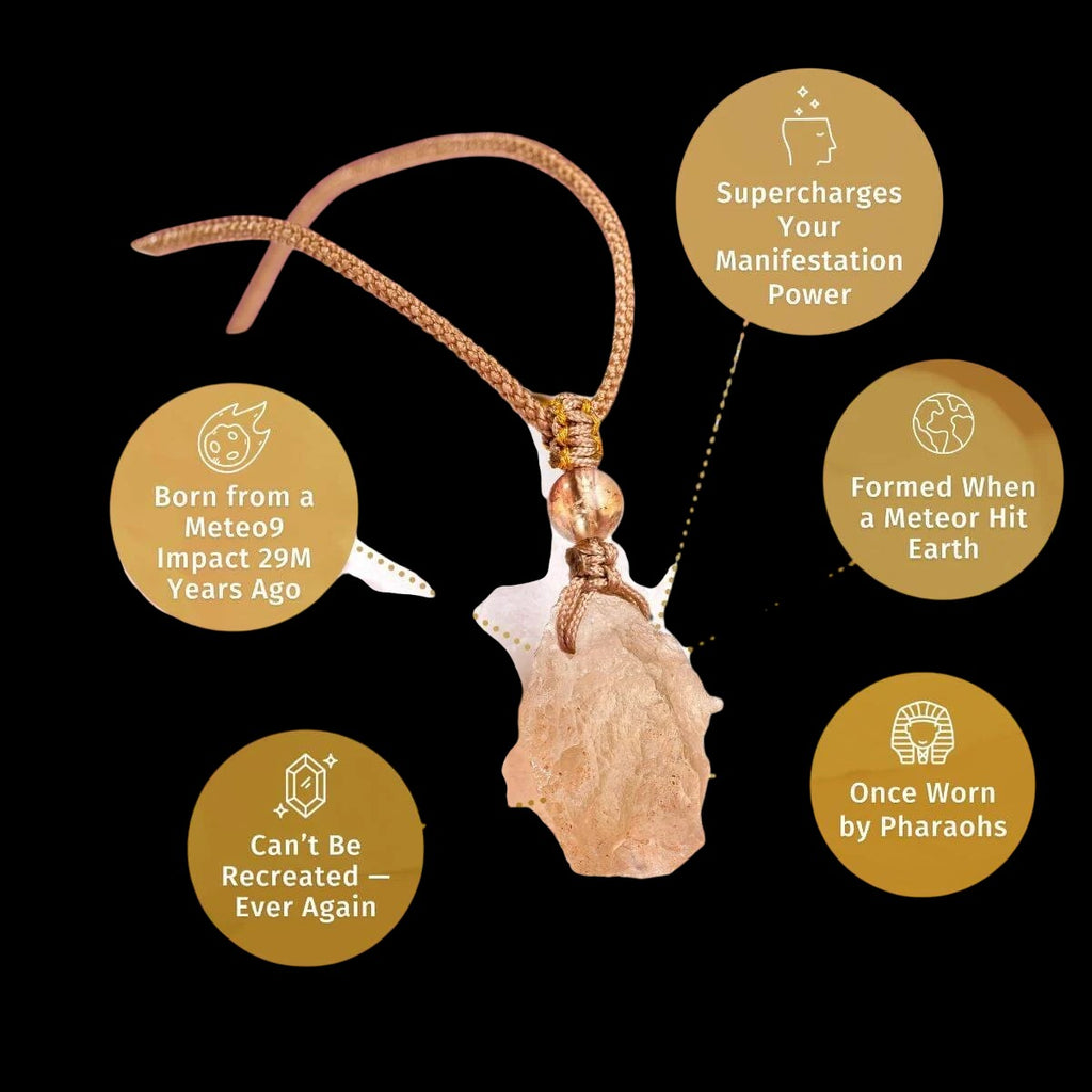 The Destiny Relic – Libyan Desert Glass Pendant by Conscious Items