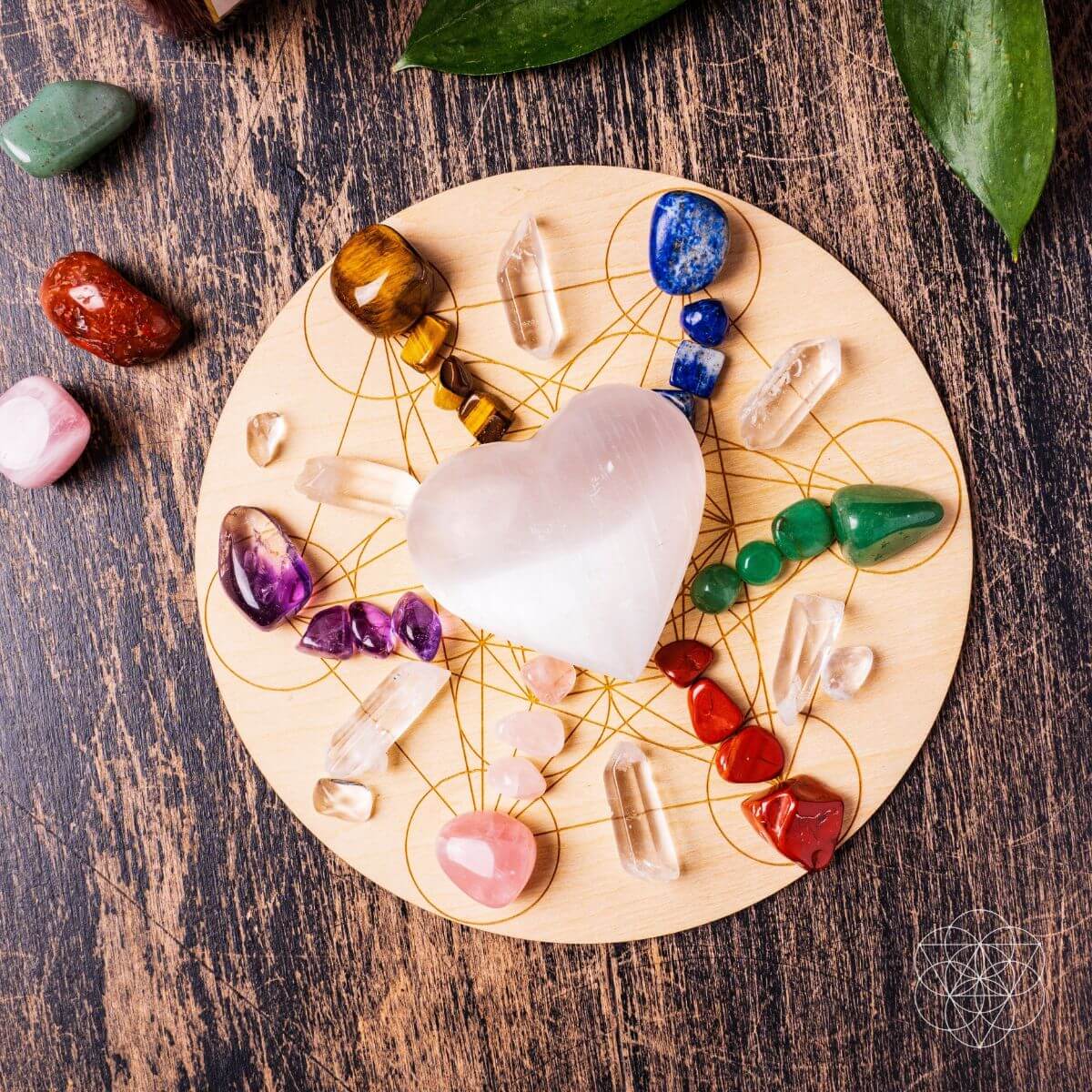 The Divination Crystal Grid Set by Conscious Items