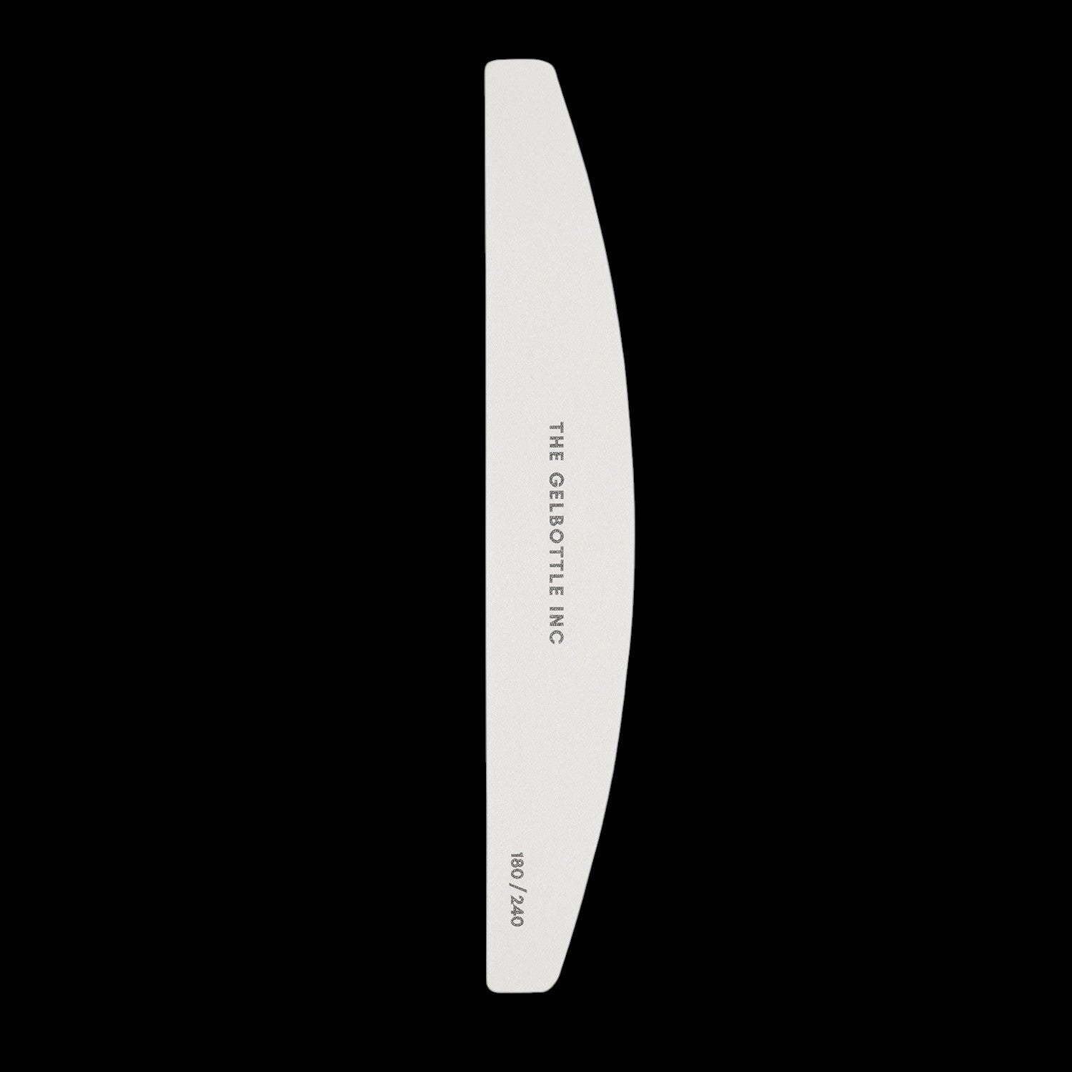 The GelBottle - 180/240 White Half Moon Nail File, 5 Pack by kvadrat store