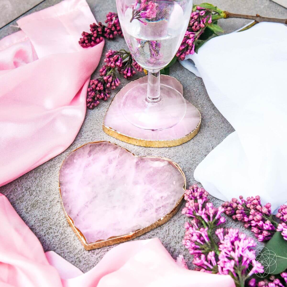 The Positive Energy Coasters (2 pcs) by Conscious Items