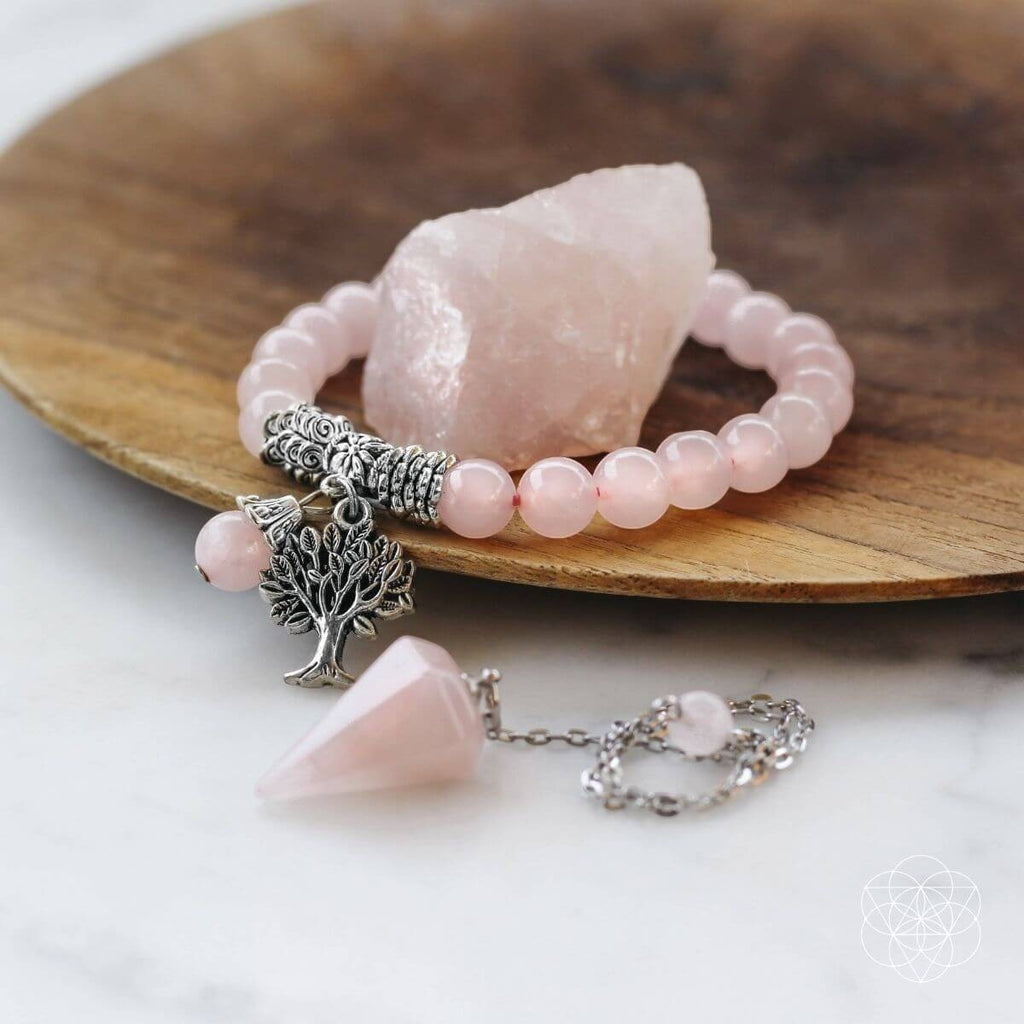 The Rose Quartz Healing Crystal Set by Conscious Items