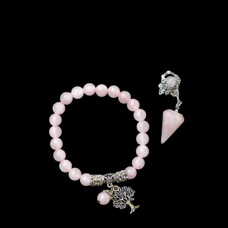 The Rose Quartz Healing Crystal Set by Conscious Items