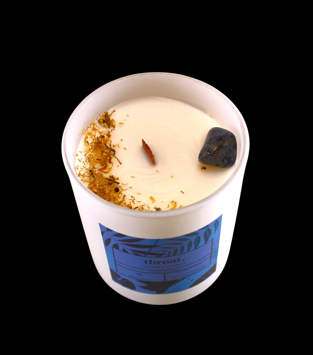 Throat Chakra Luxe Natural Coconut Wax Scented Candle - AetherLux.Shop