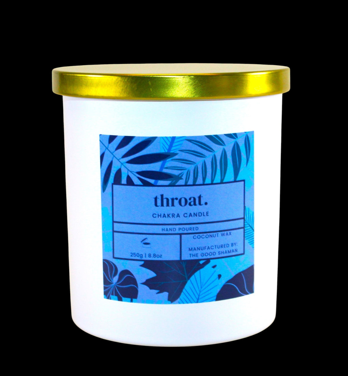 Throat Chakra Luxe Natural Coconut Wax Scented Candle - AetherLux.Shop