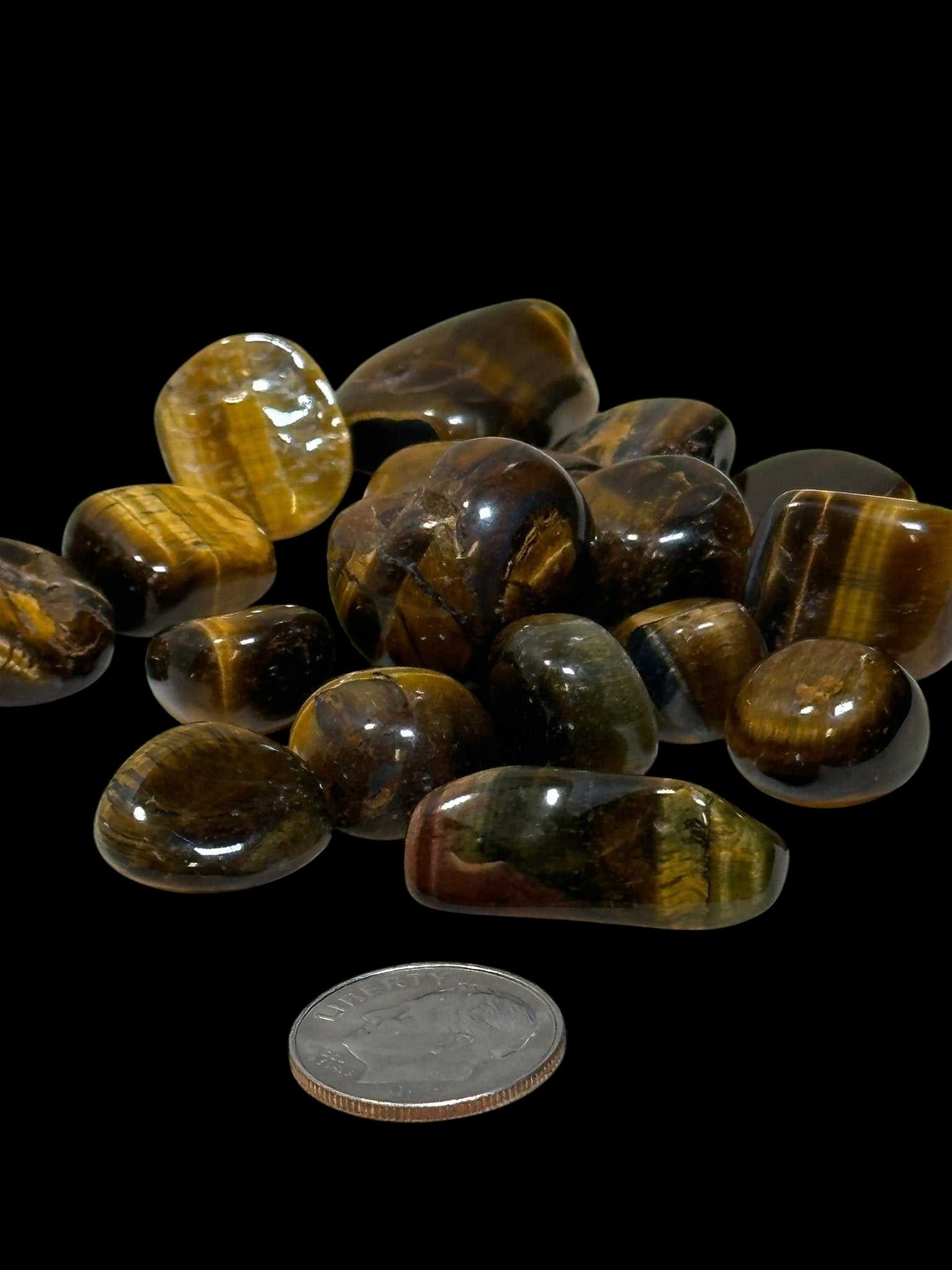 Tiger Eye Tumbled Pebbles