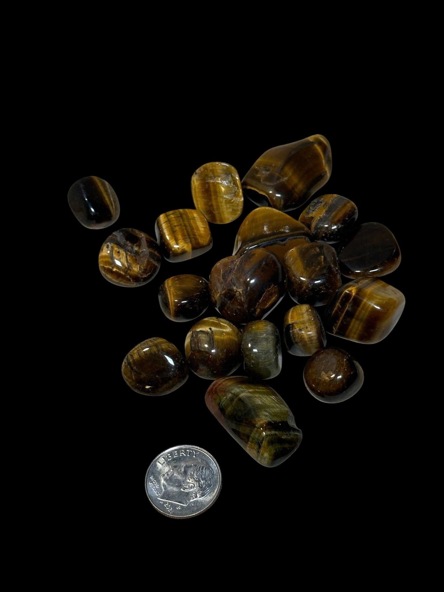 Tiger Eye Tumbled Pebbles