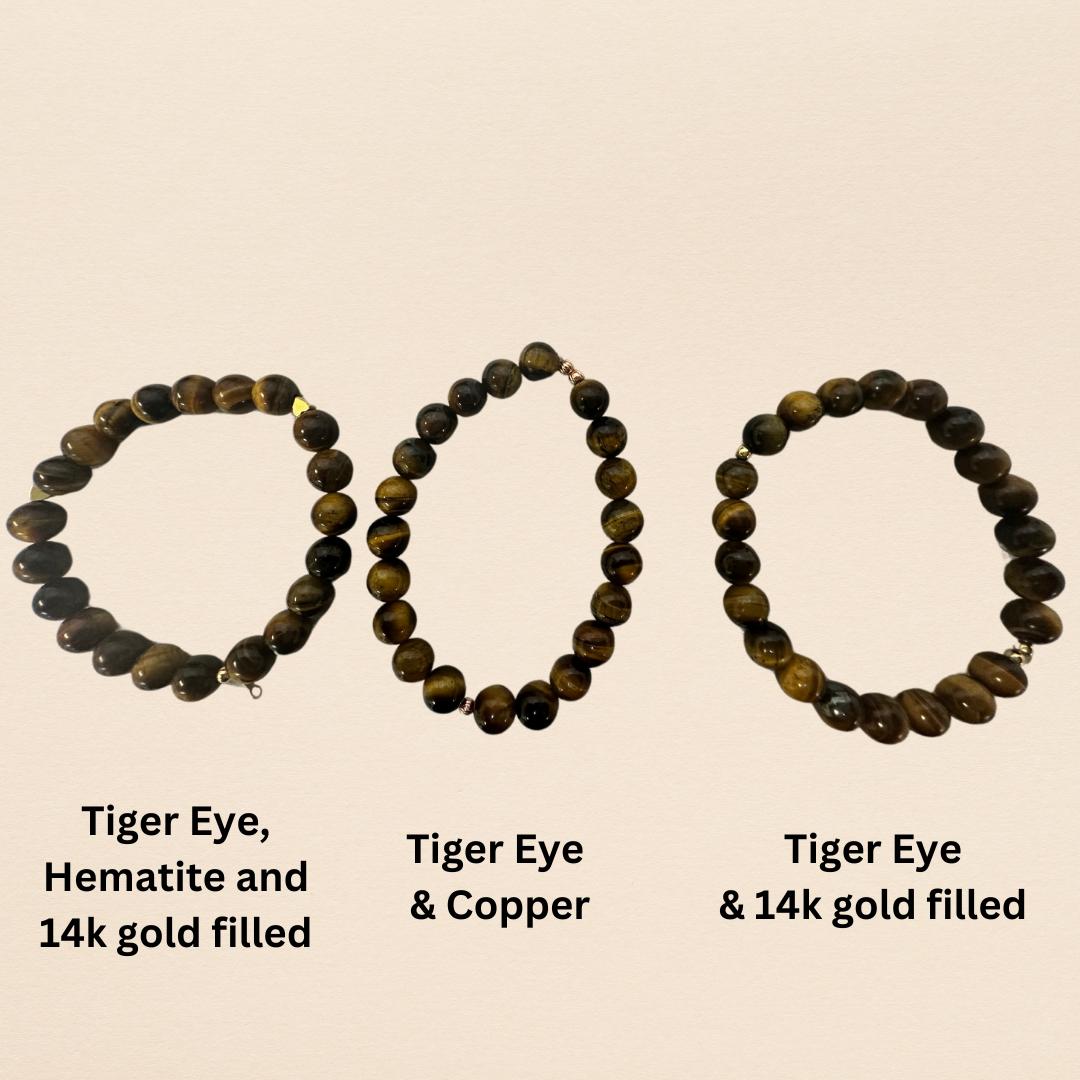 Tiger Eye Crystal Bracelets by The Good Shaman