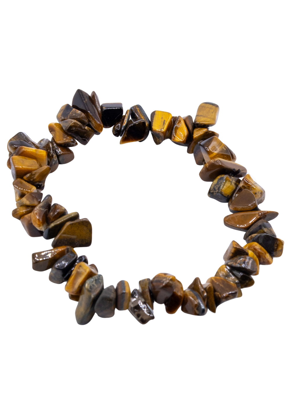 Tigers Eye Chip Stretch Bracelet