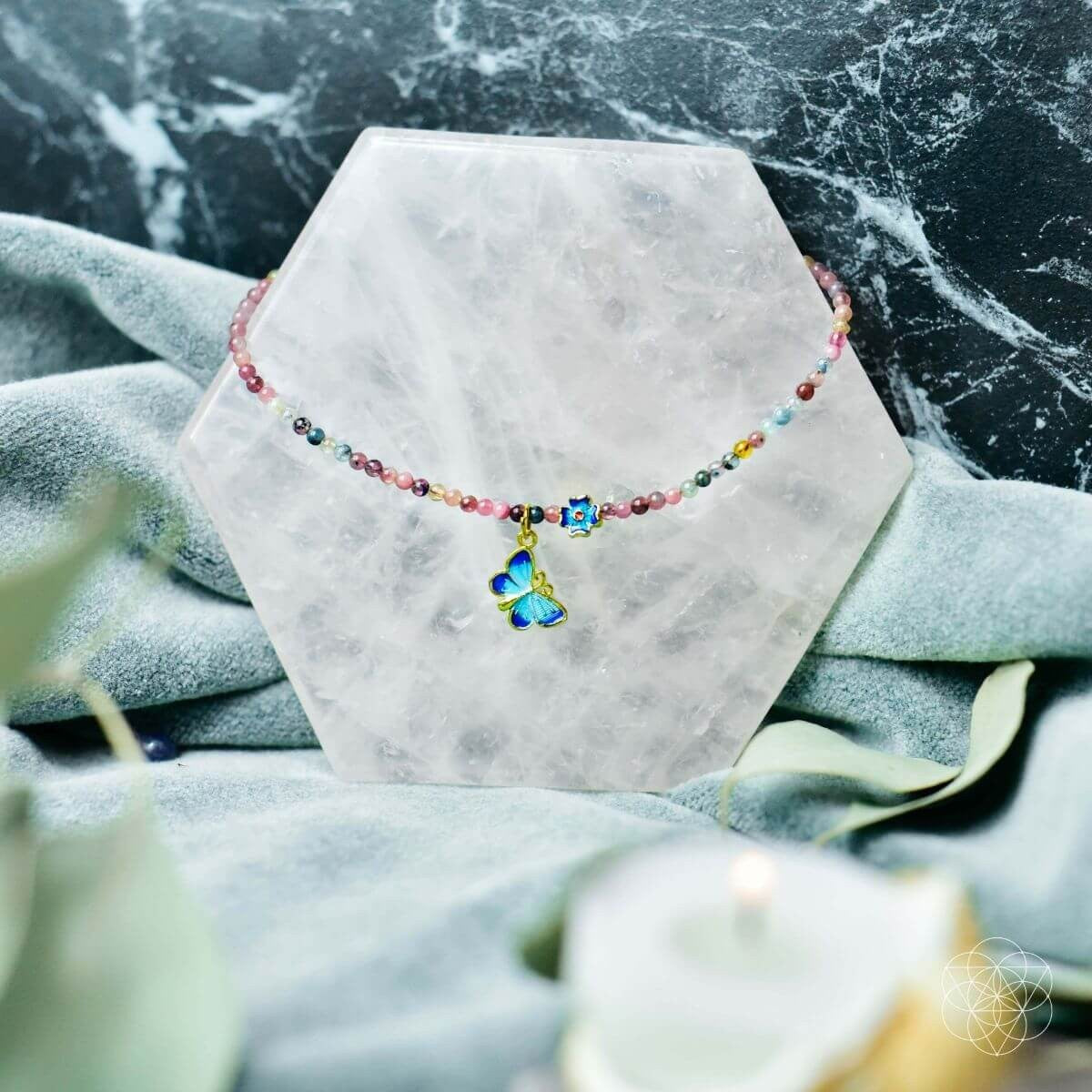 Tourmaline Anklet of Hope by Conscious Items