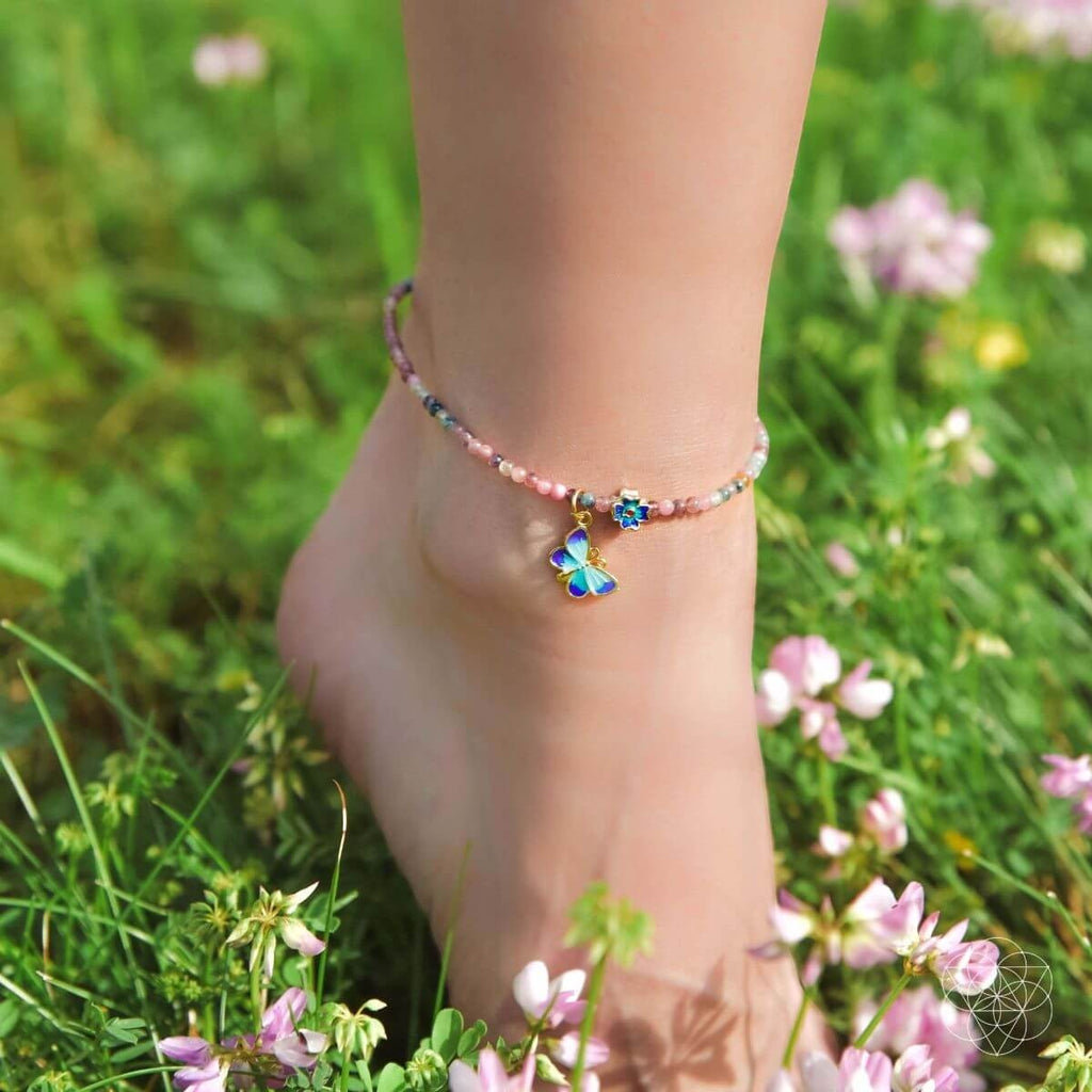 Tourmaline Anklet of Hope by Conscious Items