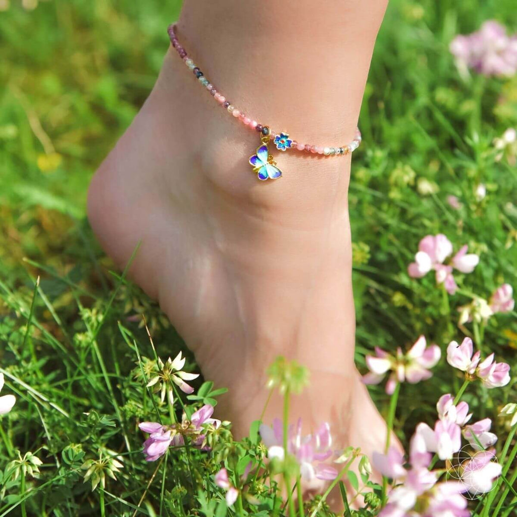 Tourmaline Anklet of Hope by Conscious Items