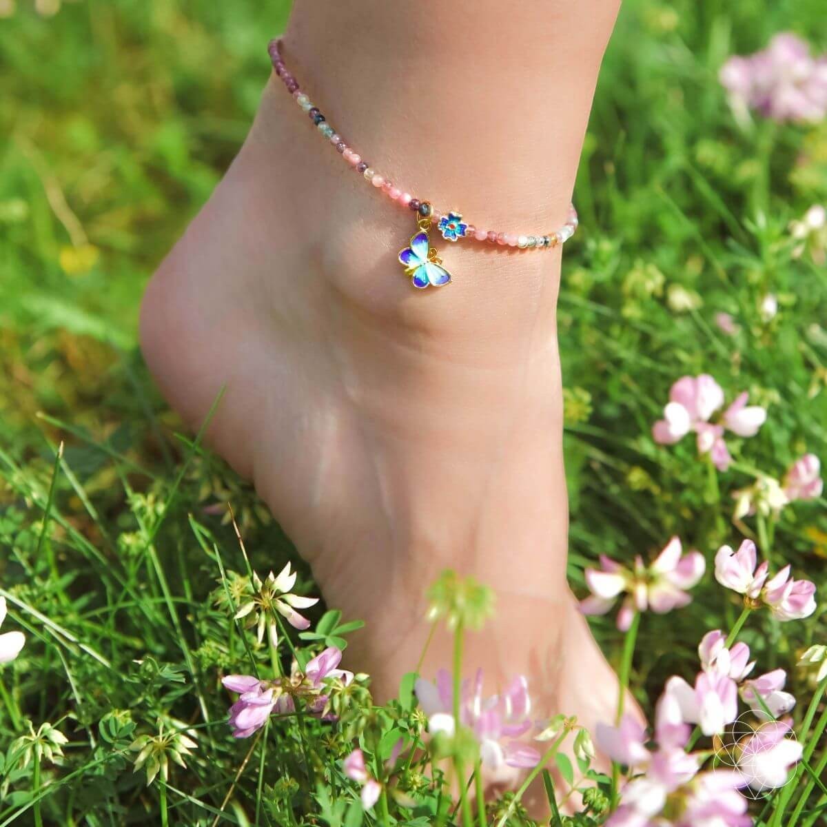 Tourmaline Anklet of Hope by Conscious Items