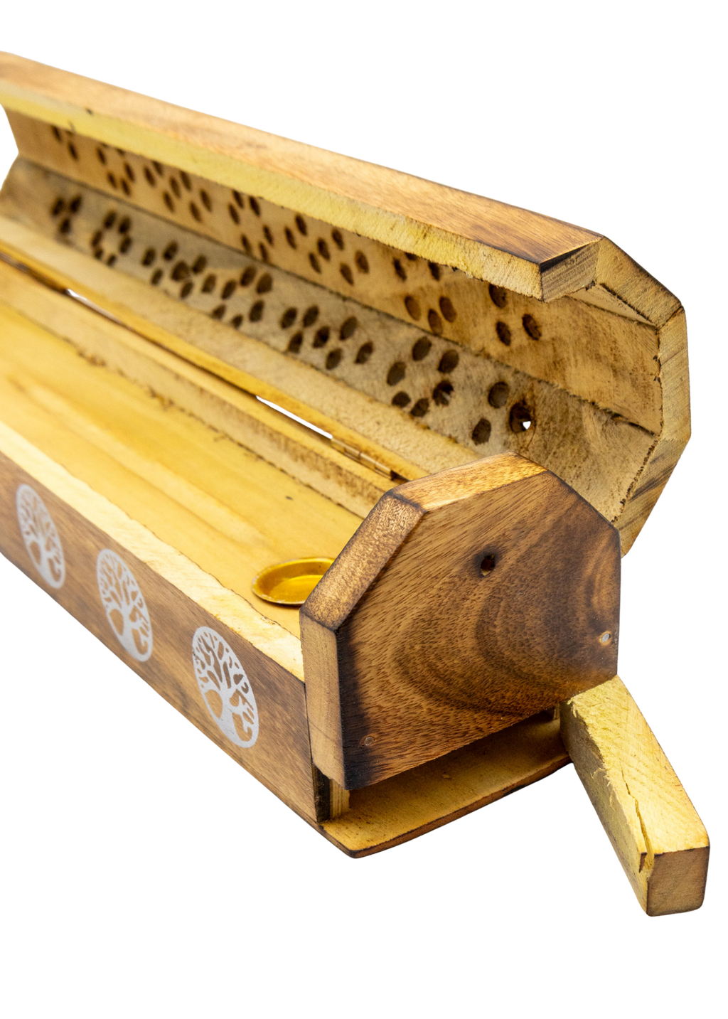 Tree of Life Coffin Incense Burner