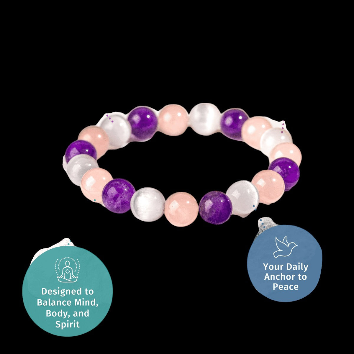 Trinity Bracelet of Stress Resilience by Conscious Items