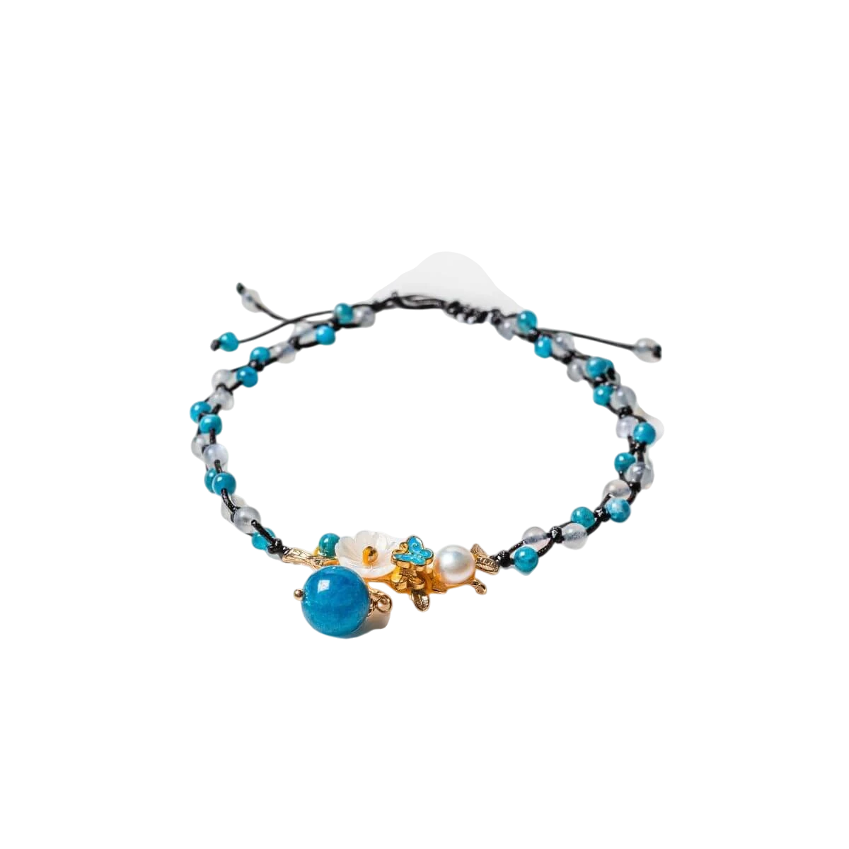 Triple Crystal Anklet of Positivity by Conscious Items