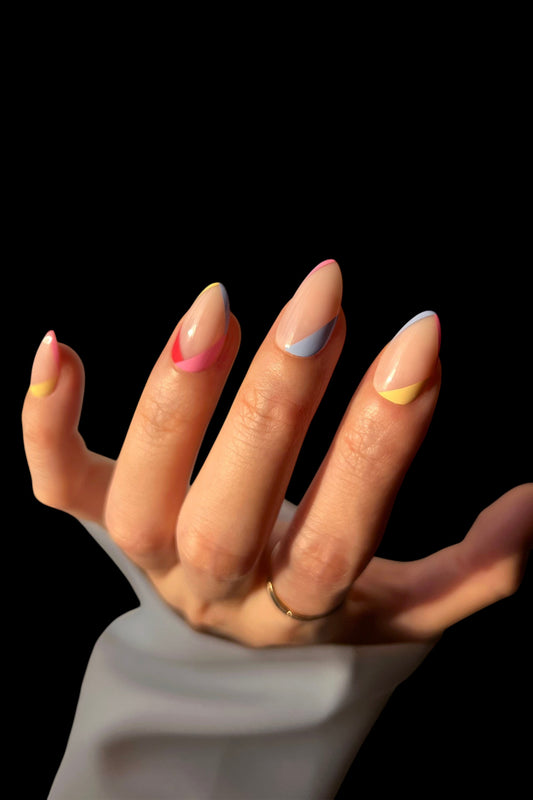 Tropical Splash | Soft & Durable Press-On Nails - AetherLux.Shop