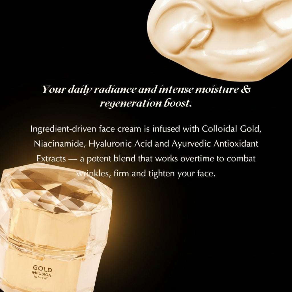 Anti-Aging Gold Infusion Cream – Brightening, Firming & Hydrating Moisturizer by EpiLynx