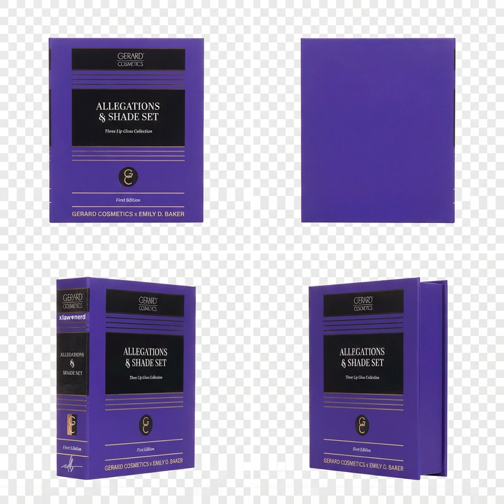 Limited Edition Box Set : Emily D. Baker X Gerard Cosmetics®️ 3 Lip Gloss Set Allegations & Shade Collection by Gerard Cosmetics