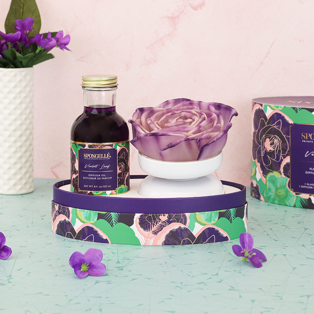 Violet Leaf | Private Reserve Diffuser by Spongellé