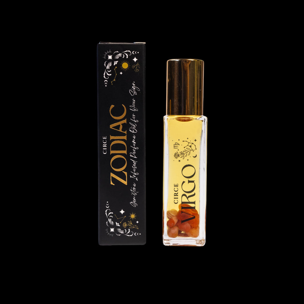 Zodiac Perfume Oil Set – 12 Gemstone‑Infused Zodiac Scents by Circe Boutique