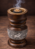 Elephant Wooden Charcoal Resin Incense Burner