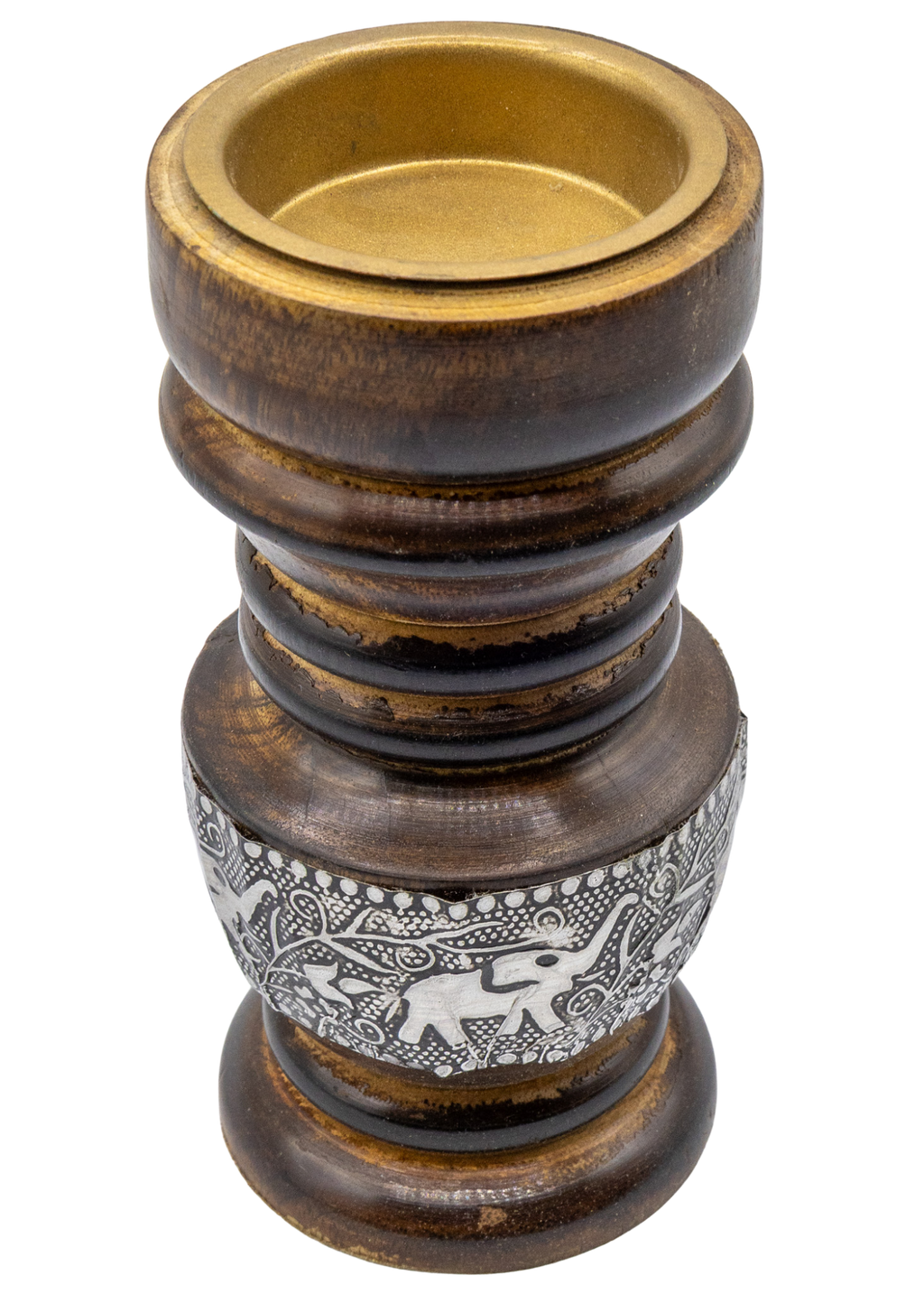 Elephant Wooden Charcoal Resin Incense Burner
