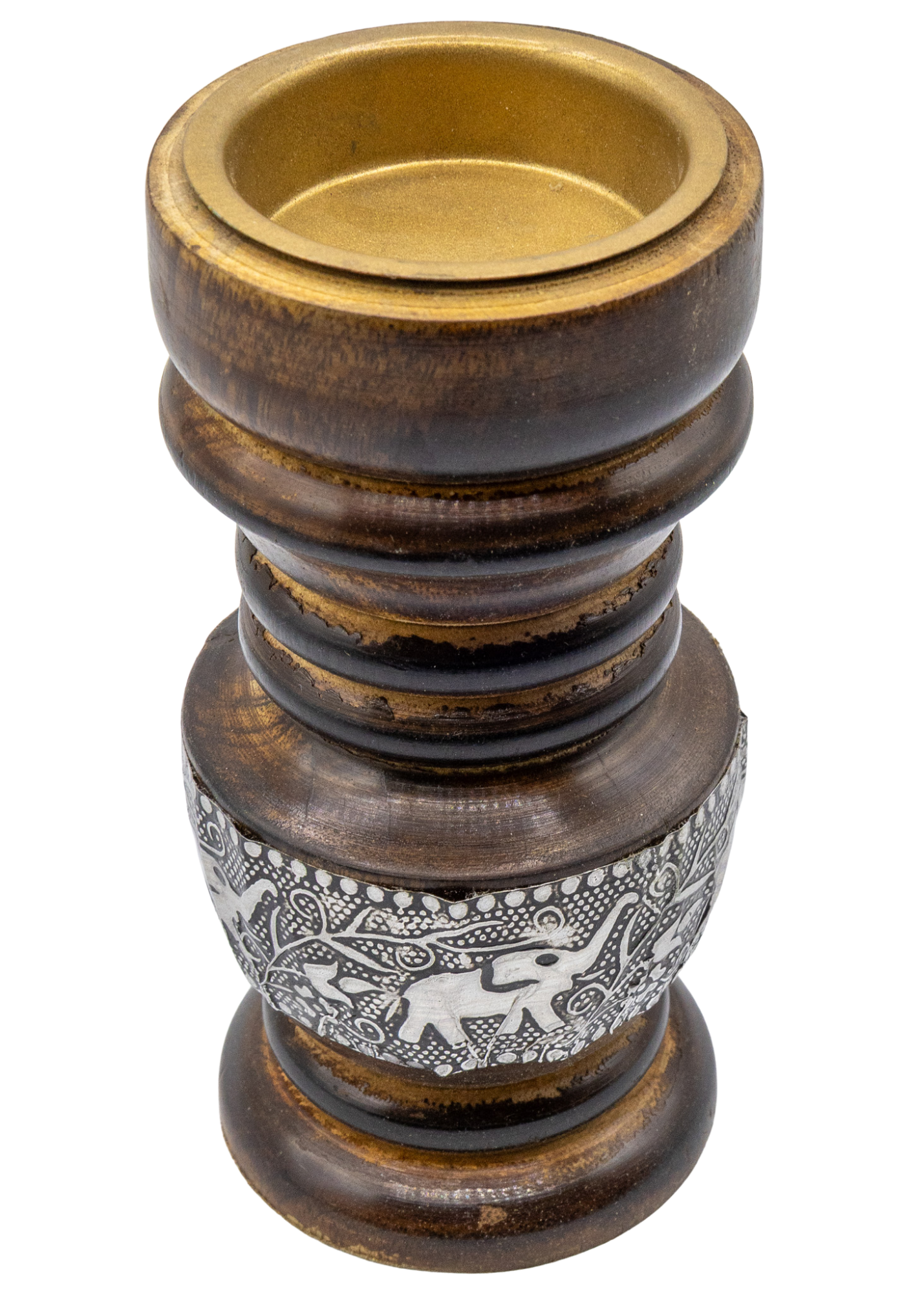 Elephant Wooden Charcoal Resin Incense Burner