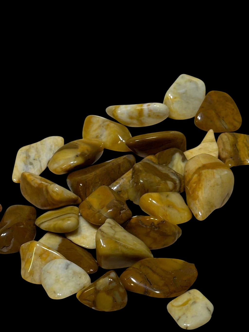 Yellow Jasper Tumbled Stone