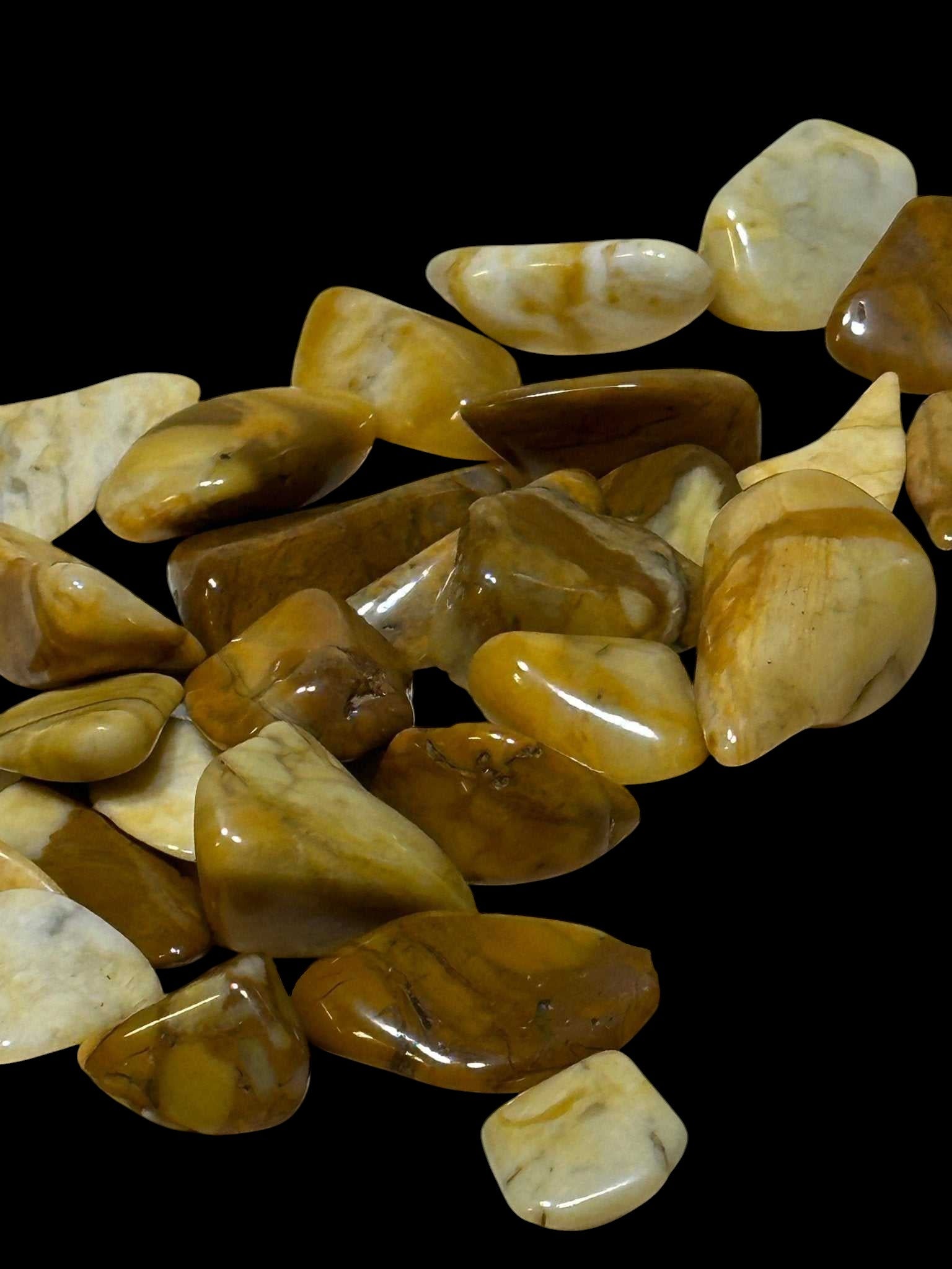 Yellow Jasper Tumbled Stone