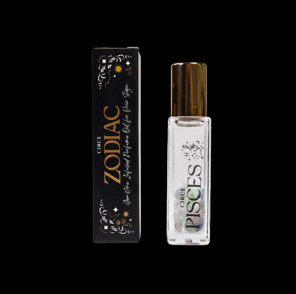 Zodiac Perfume Oil Set – 12 Gemstone‑Infused Zodiac Scents by Circe Boutique