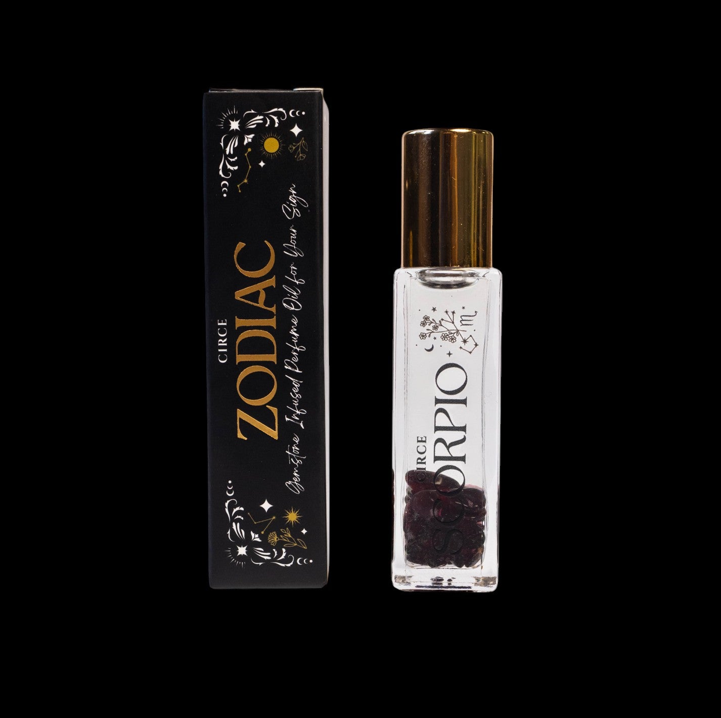 Zodiac Perfume Oil Set – 12 Gemstone‑Infused Zodiac Scents by Circe Boutique