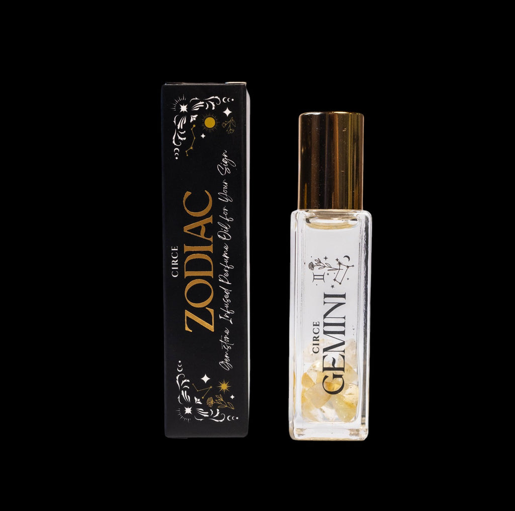 Zodiac Perfume Oil Set – 12 Gemstone‑Infused Zodiac Scents by Circe Boutique