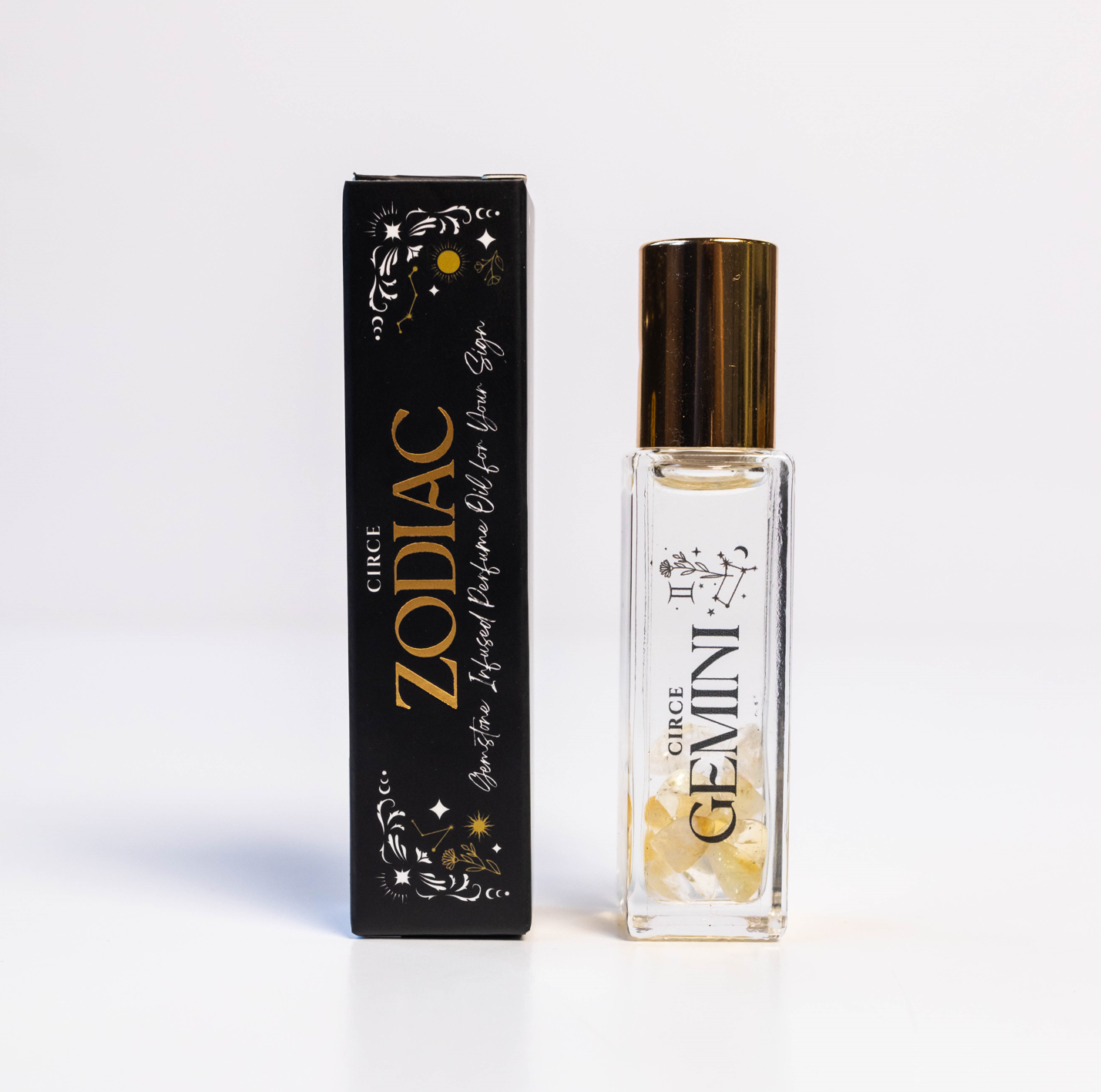 Zodiac Perfume Oil Set – 12 Gemstone‑Infused Zodiac Scents by Circe Boutique