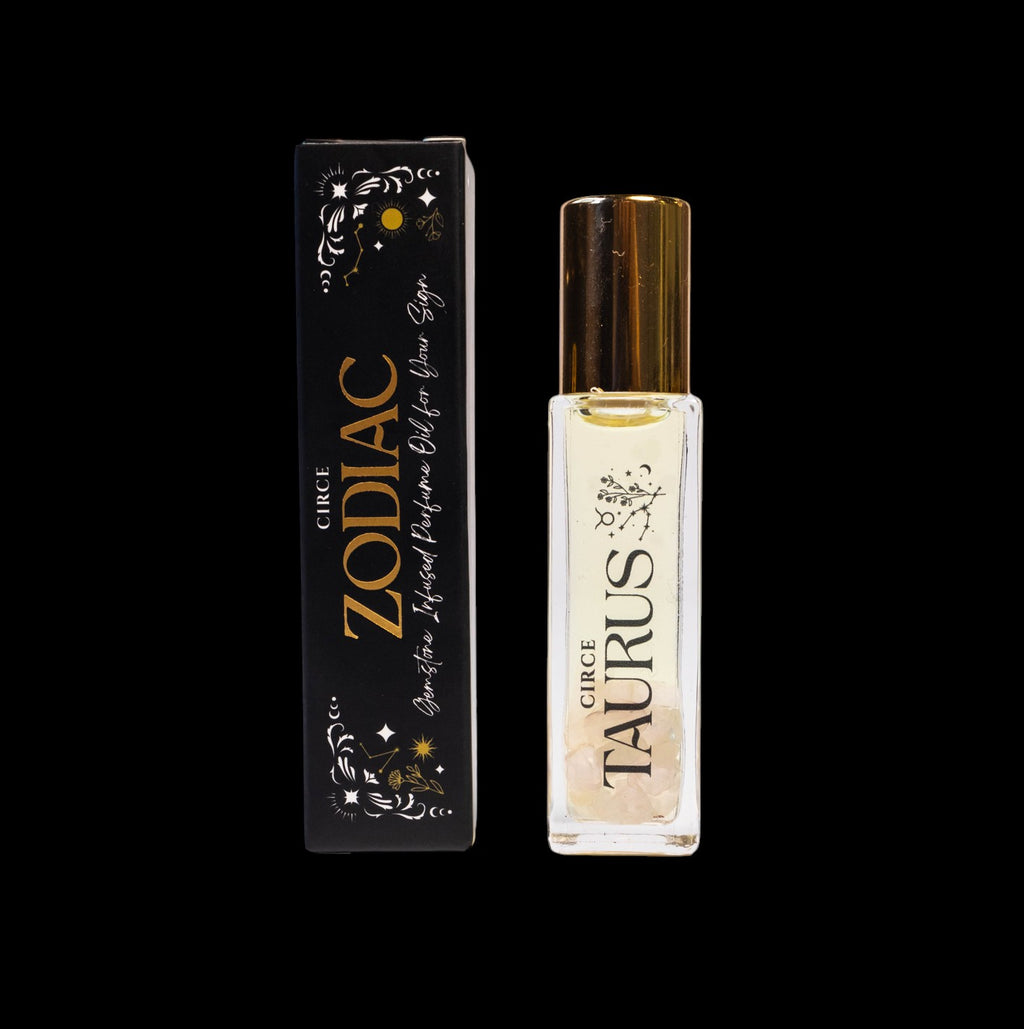 Zodiac Perfume Oil Set – 12 Gemstone‑Infused Zodiac Scents by Circe Boutique
